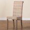 Bali & Pari Santiago Bohemian Grey Natural Kubu Rattan and Mango Wood Dining Chair 245-13709-ZORO - alternate 5